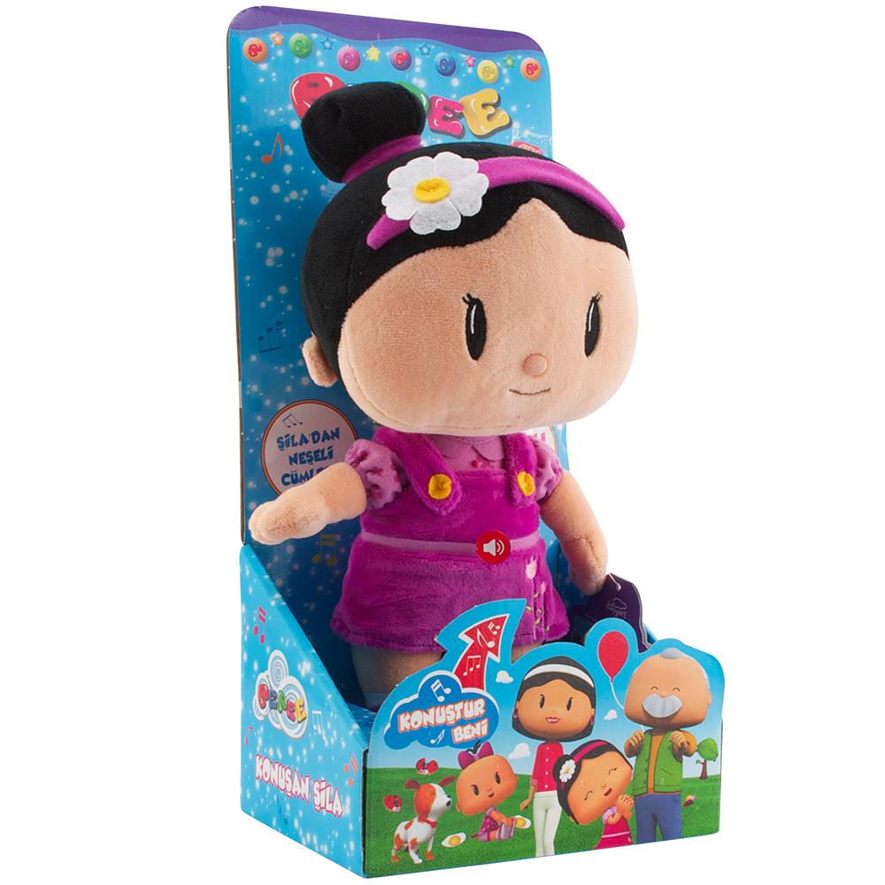 Sesli Konuşan Şila Peluş Figür Oyuncak 30 cm