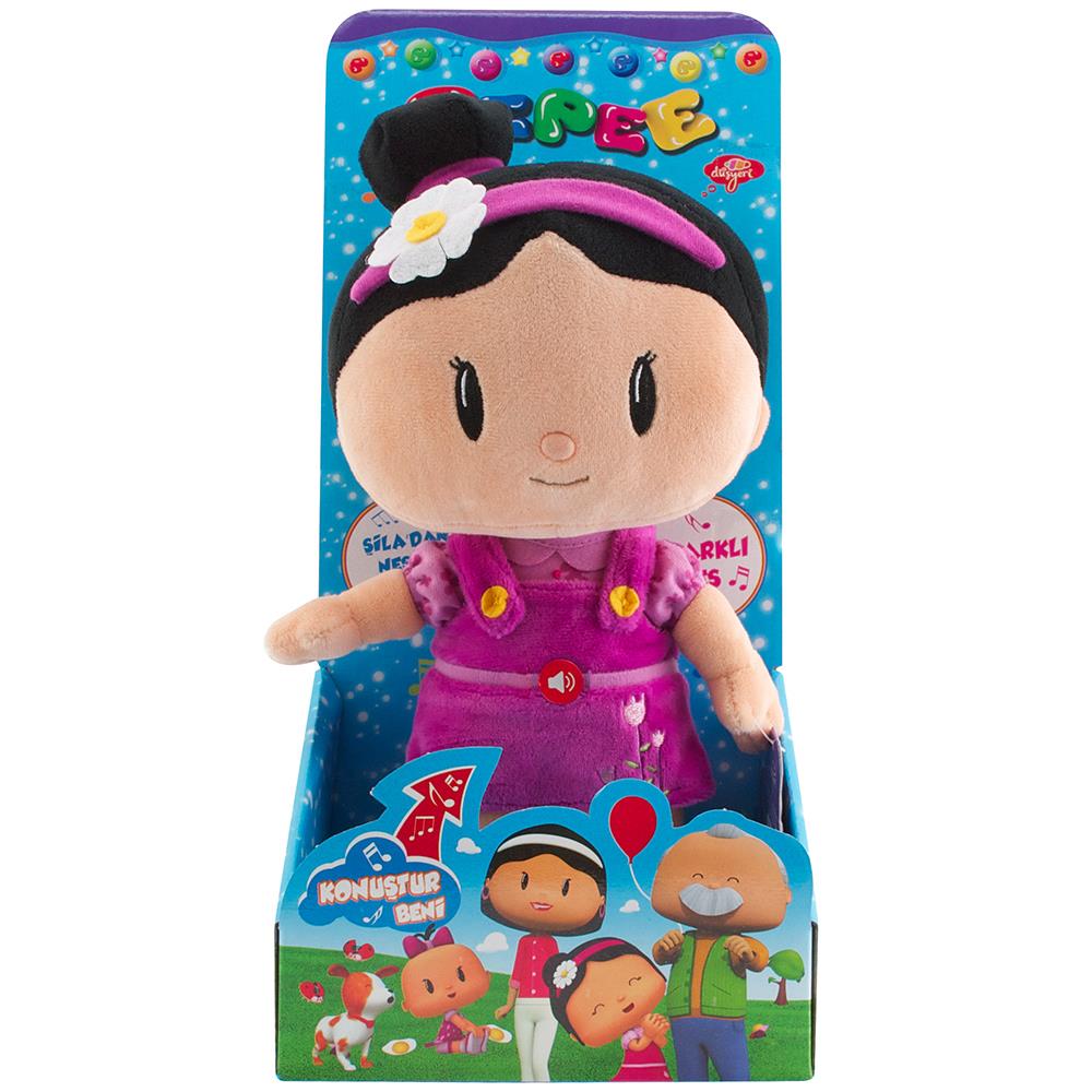Sesli Konuşan Şila Peluş Figür Oyuncak 30 cm