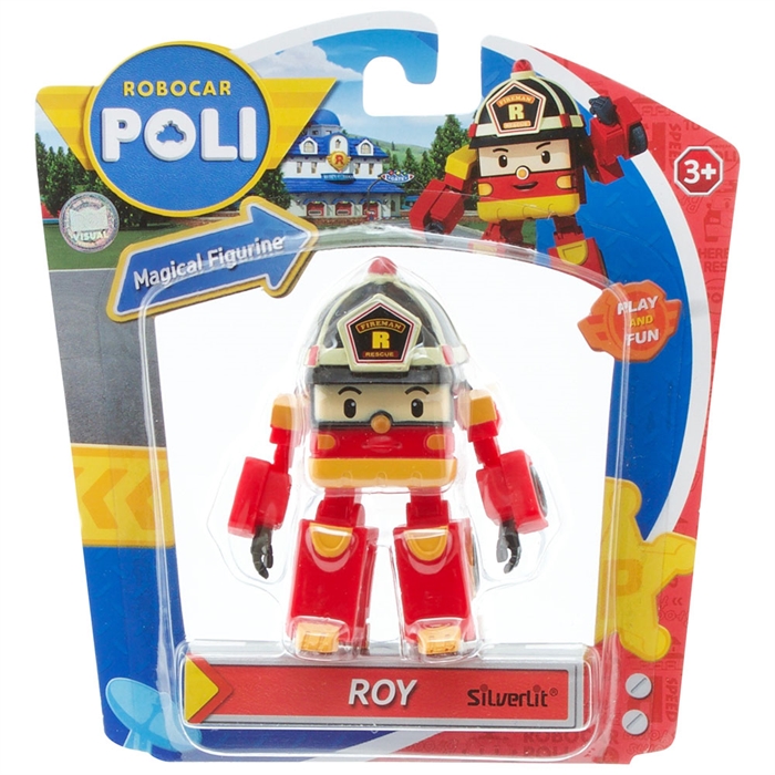 Robocar Poli Hareketli Figür Roy | Loco Poco Oyuncak
