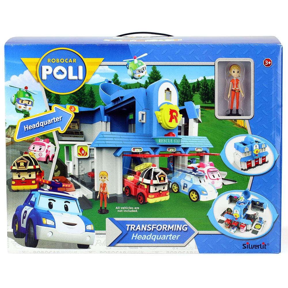 Robocar Poli Ana Merkez Transformers Oyun Seti