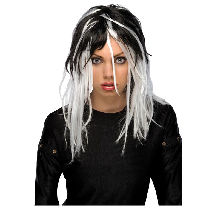 Rubie’s Siyah Beyaz Yetişkin Peruk