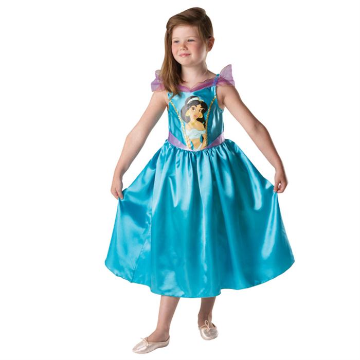 Prenses Jasmine Klasik Çocuk Kostüm 5-6 Yaş