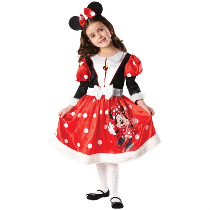 Minnie Mouse Çocuk Kostüm 7-8 Yaş Wonderland