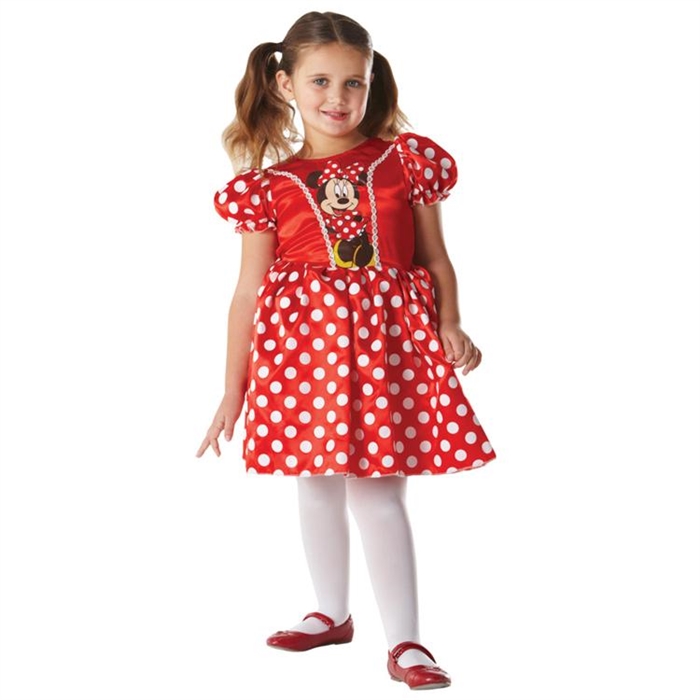 Minnie Kırmızı Klasik Çocuk Kostüm 7-8 Yaş