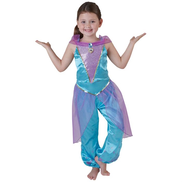 Prenses Jasmine Çocuk Kostüm 5-6 Yaş Royale
