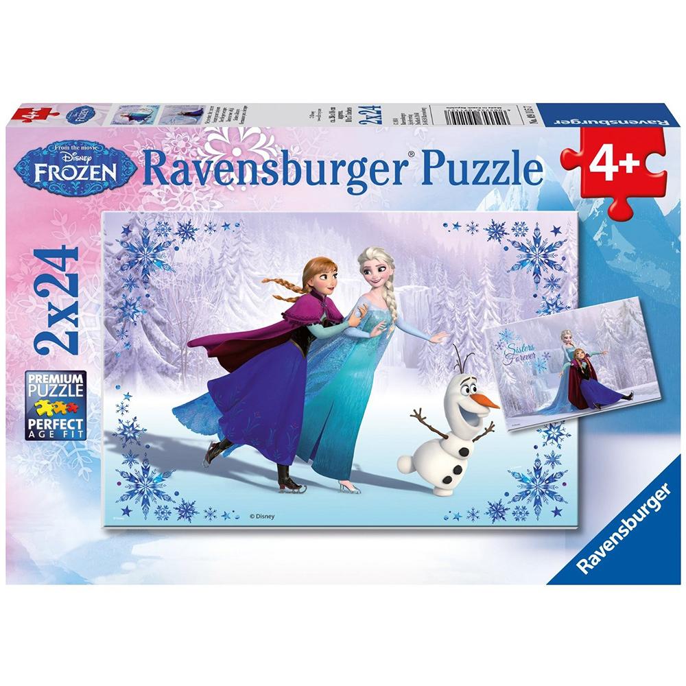 Ravensburger 2x24 Parça Çocuk Puzzle Disney Frozen