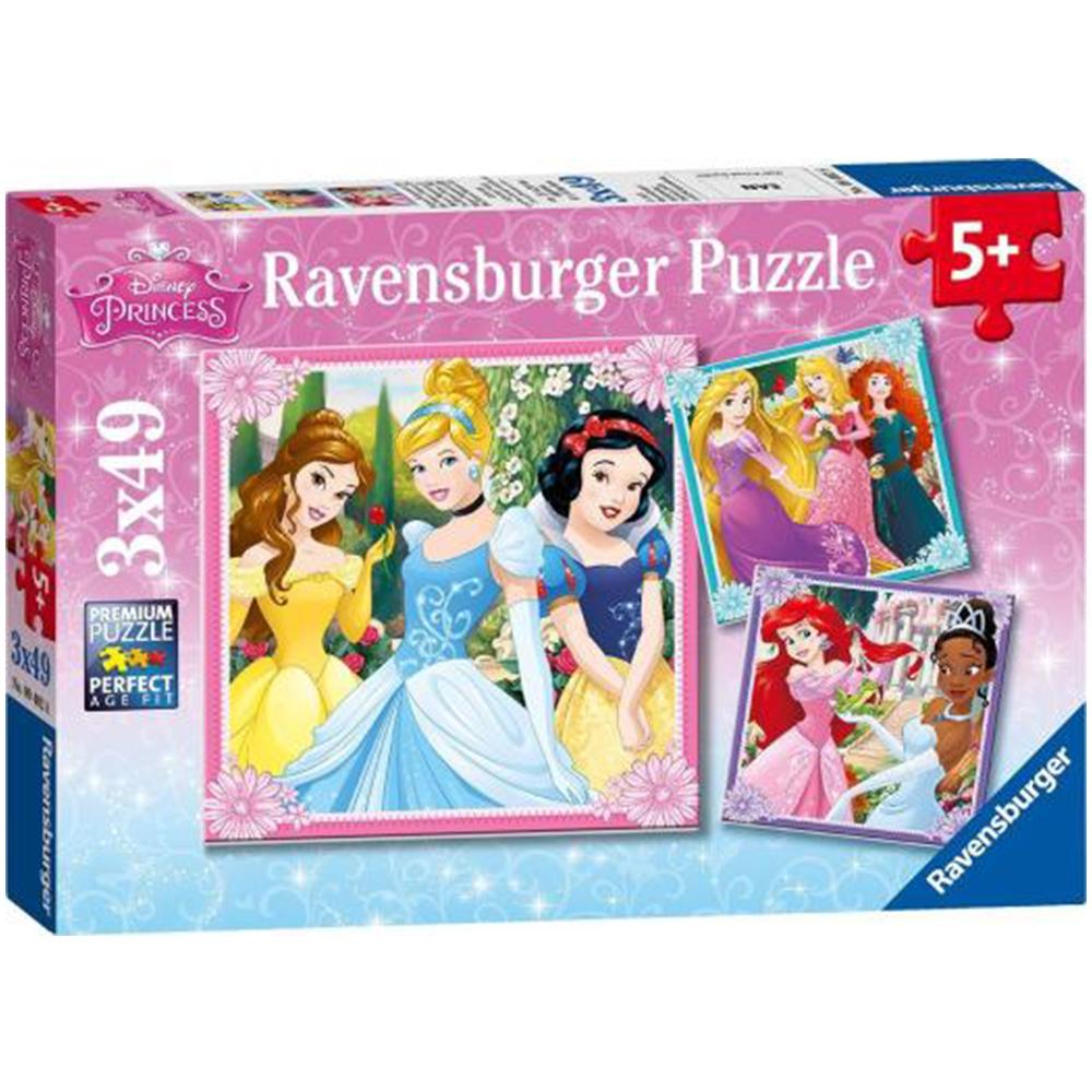 Ravensburger 3x49 Parça Çocuk Puzzle Prenses