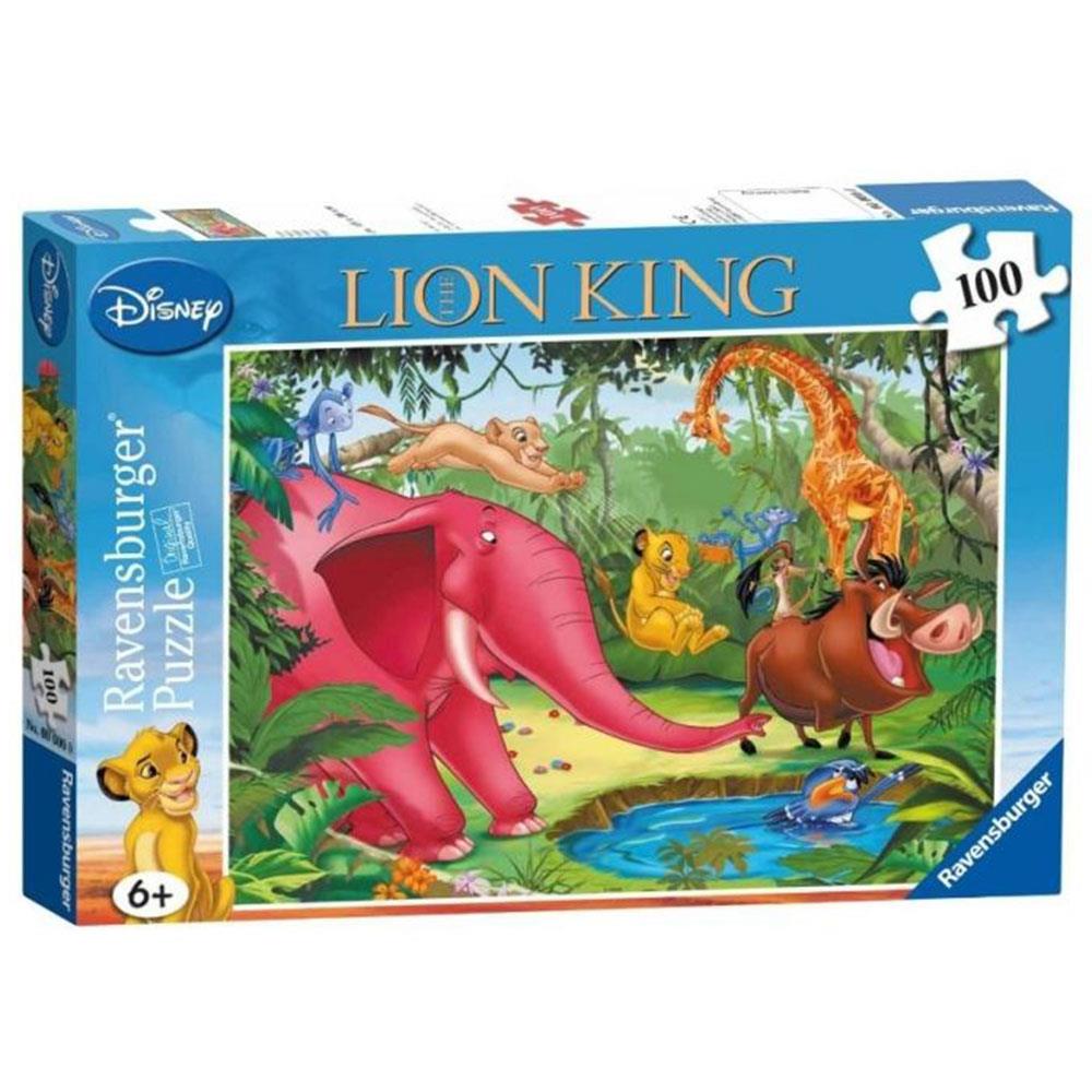 Ravensburger 100 Parça Çocuk Puzzle Aslan Kral