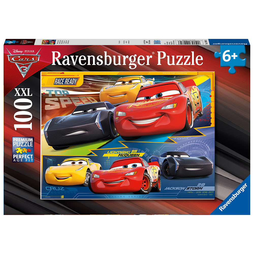 Ravensburger Disney Cars 3 100 Parça Çocuk Puzzle