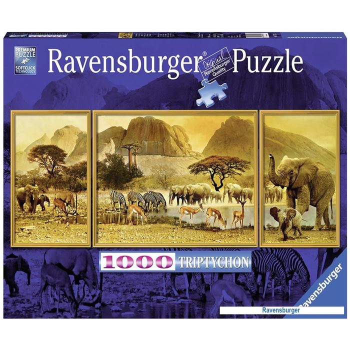 Ravensburger 1000 Parça Puzzle Afrika Gezisi