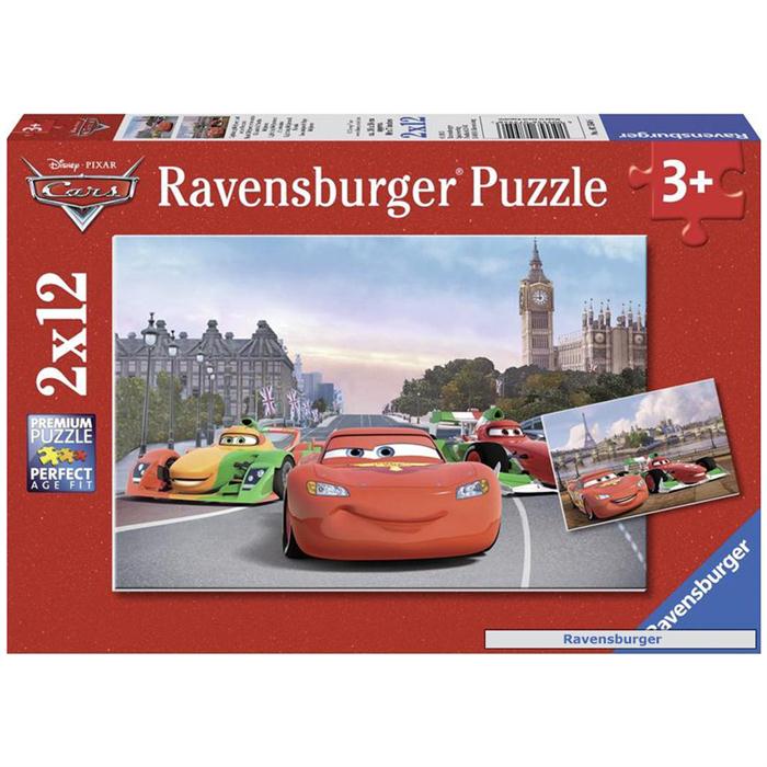Ravensburger 2 x 24 Parça Çocuk Puzzle Cars Mcquenn