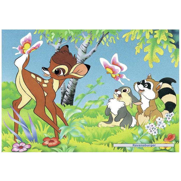 Ravensburger 2 x 24 Parça Çocuk Puzzle Bambi