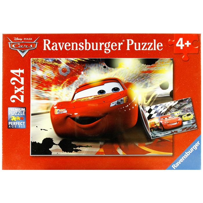 Ravensburger 2 x 24 Parça Çocuk Puzzle Cars Büyük Yarış