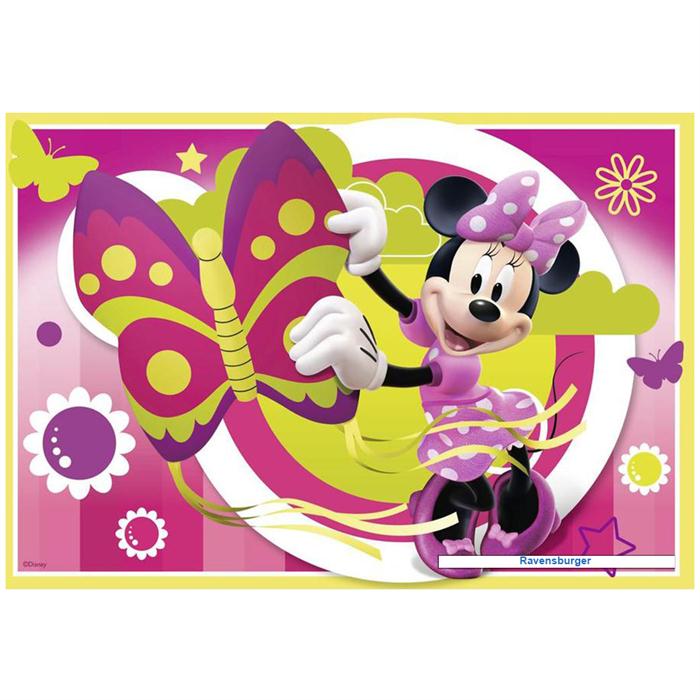 Ravensburger 2 x 24 Parça Çocuk Puzzle Minnie Mouse İle Bir Gün
