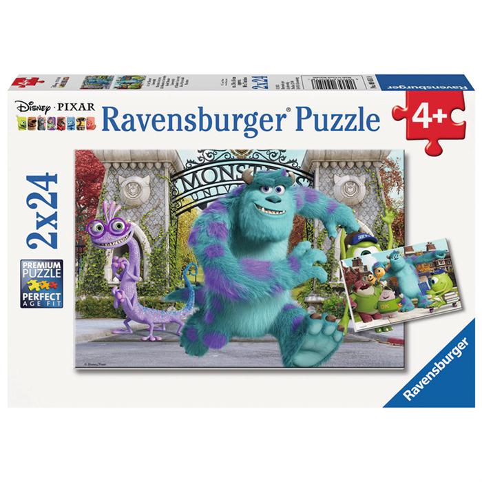 Ravensburger 2 x 24 Parça Çocuk Puzzle Monsters
