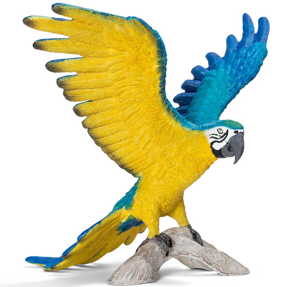 Schleich Mavi Sarı Macaw Figür 9 cm