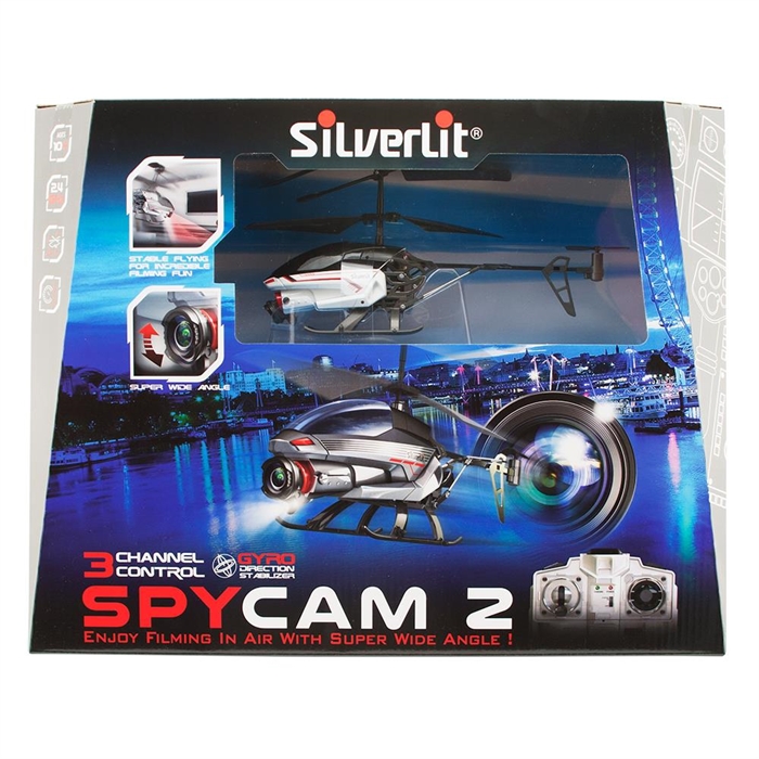 Silverlit Spy Cam II U.K. Kameralı Helikopter 2.4G - 3CH Gyro Bey
