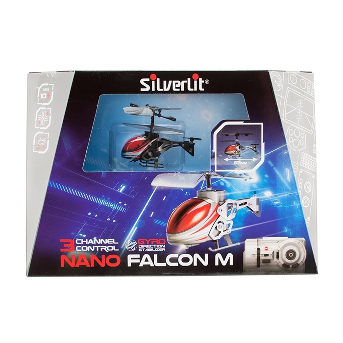 Silverlit Nano Falcon M U.K. Mini Helikopter (63 mm) 3CH Gyro Kır
