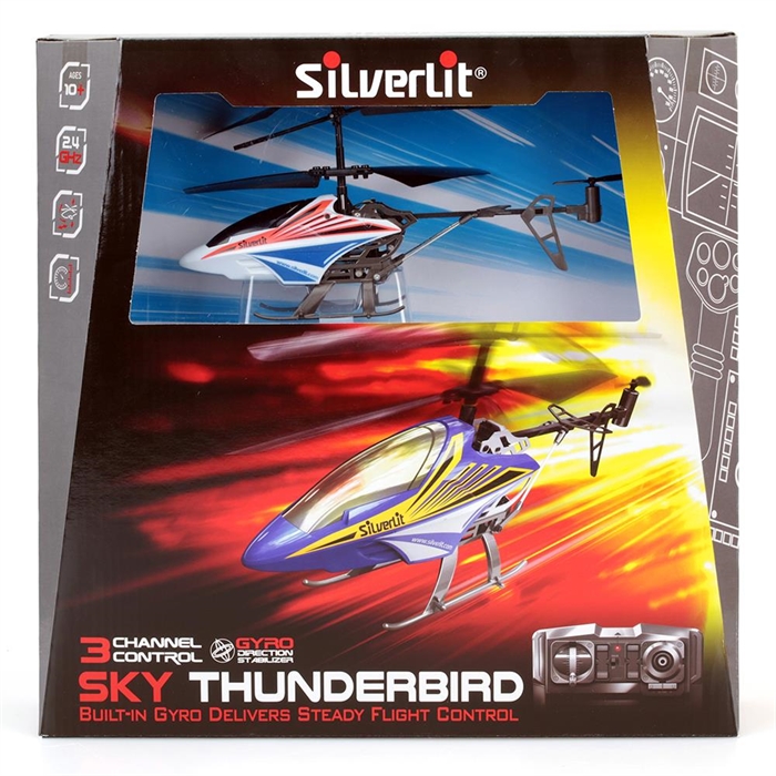 Silverlit Sky Thunderbird U.K. Helikopter Beyaz 2.4G - 3CH Gyro