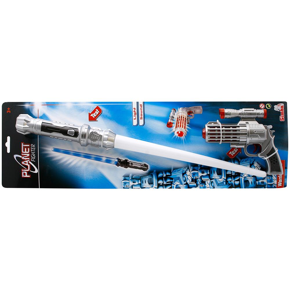 Planet Fighter Lazer Silah Ve Işın Kılıç Oyun Seti