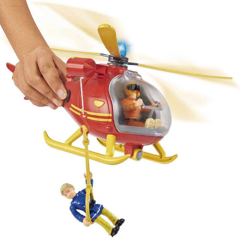 Fireman Sam Wallaby Helikopter Oyun Seti