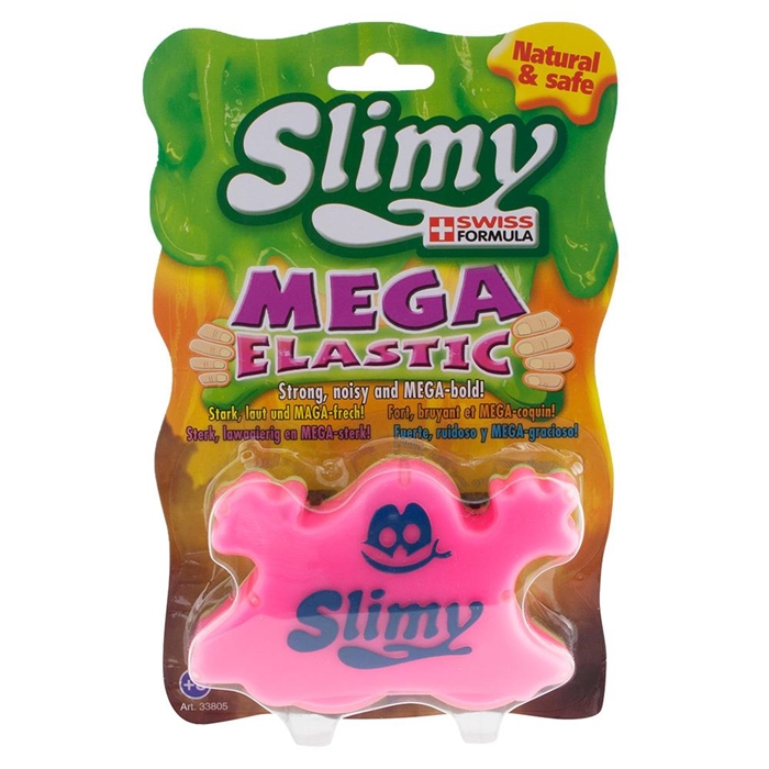 Slimy Slime Çılgın Vıcıklar Mega Elastic Blistercard 150 Gr Pembe