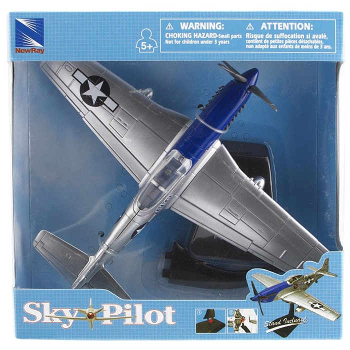 Sky Pilot P-51 Mustang 1:48 Model Uçak | Loco Poco Oyuncak
