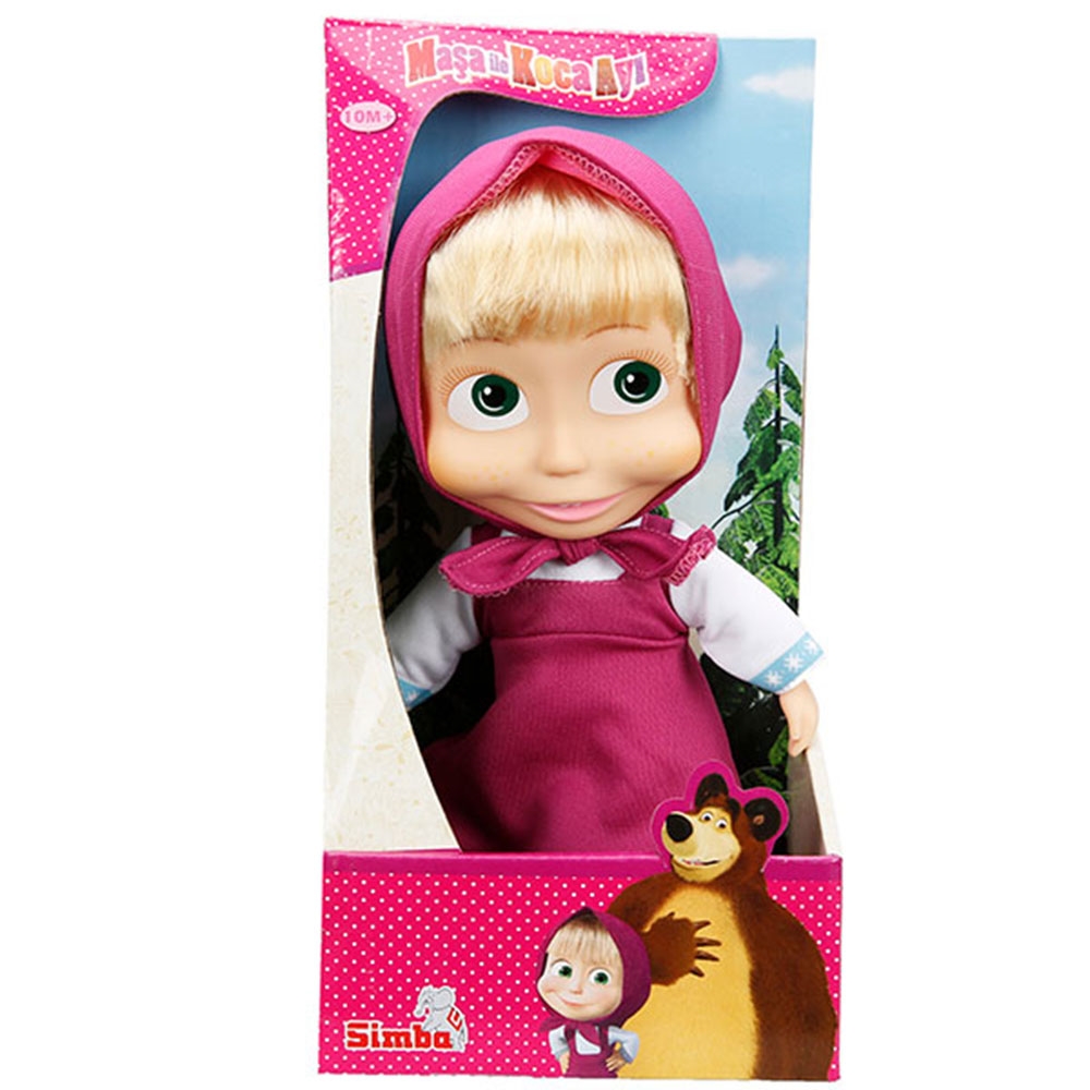 Maşa İle Koca Ayı Maşa Saçlı Bebek 23 cm Loco Poco Oyuncak