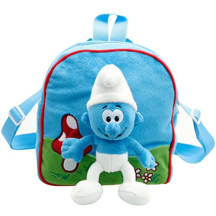 Şirinler Şirin Figürlü Peluş Sırt Çantası