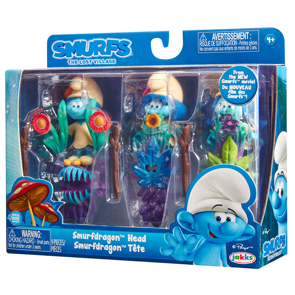 Şirinler Kayıp Köy Smurfstorm 3'lü Figür Set Model 2