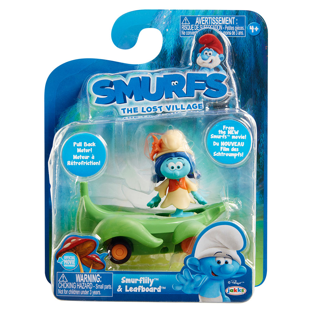 Şirinler Kayıp Köy Lily Şirin Araç ve Figür Seti