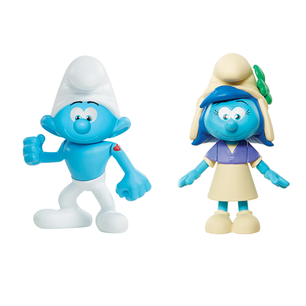 Şirinler Kayıp Köy Güçlü Şirin & Smurfstorm Figür Set