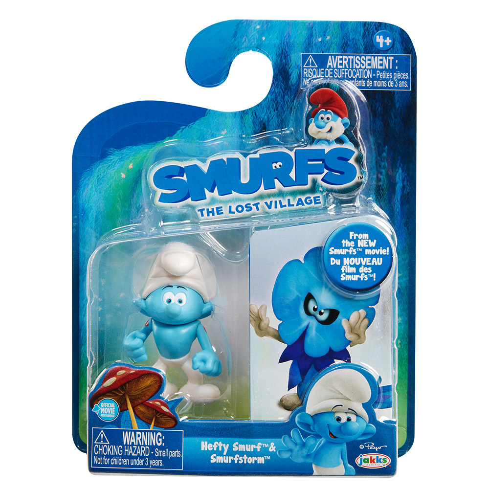 Şirinler Kayıp Köy Güçlü Şirin & Smurfstorm Figür Set