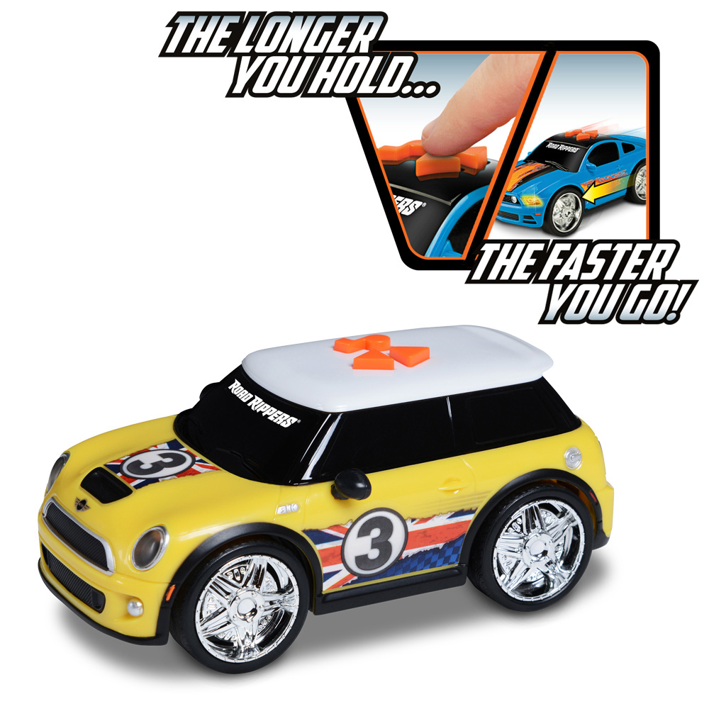 Road Rippers Sesli ve Işıklı Motorlu Araçlar Mini Cooper