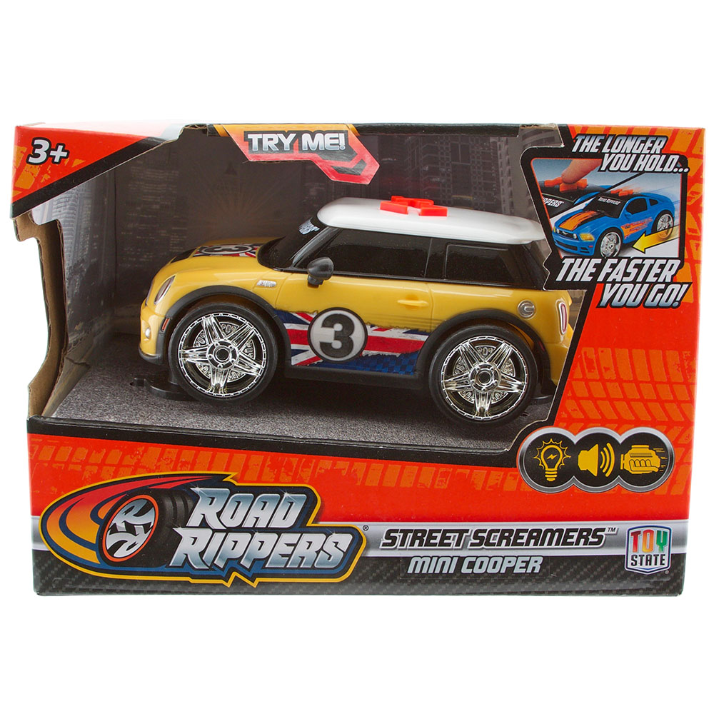 Road Rippers Sesli ve Işıklı Motorlu Araçlar Mini Cooper