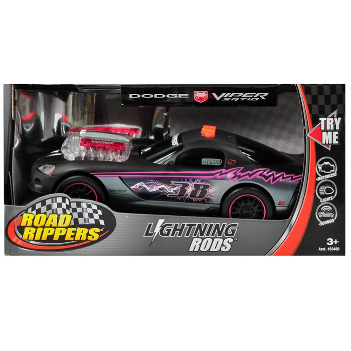 Road Rippers Ses ve Işık Efektli Motorlu Oyuncak Dodge