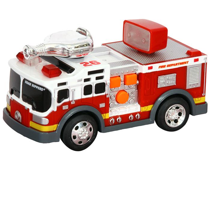 Road Rippers R.Rescue Sesli ve Işıklı İtfaiye Aracı