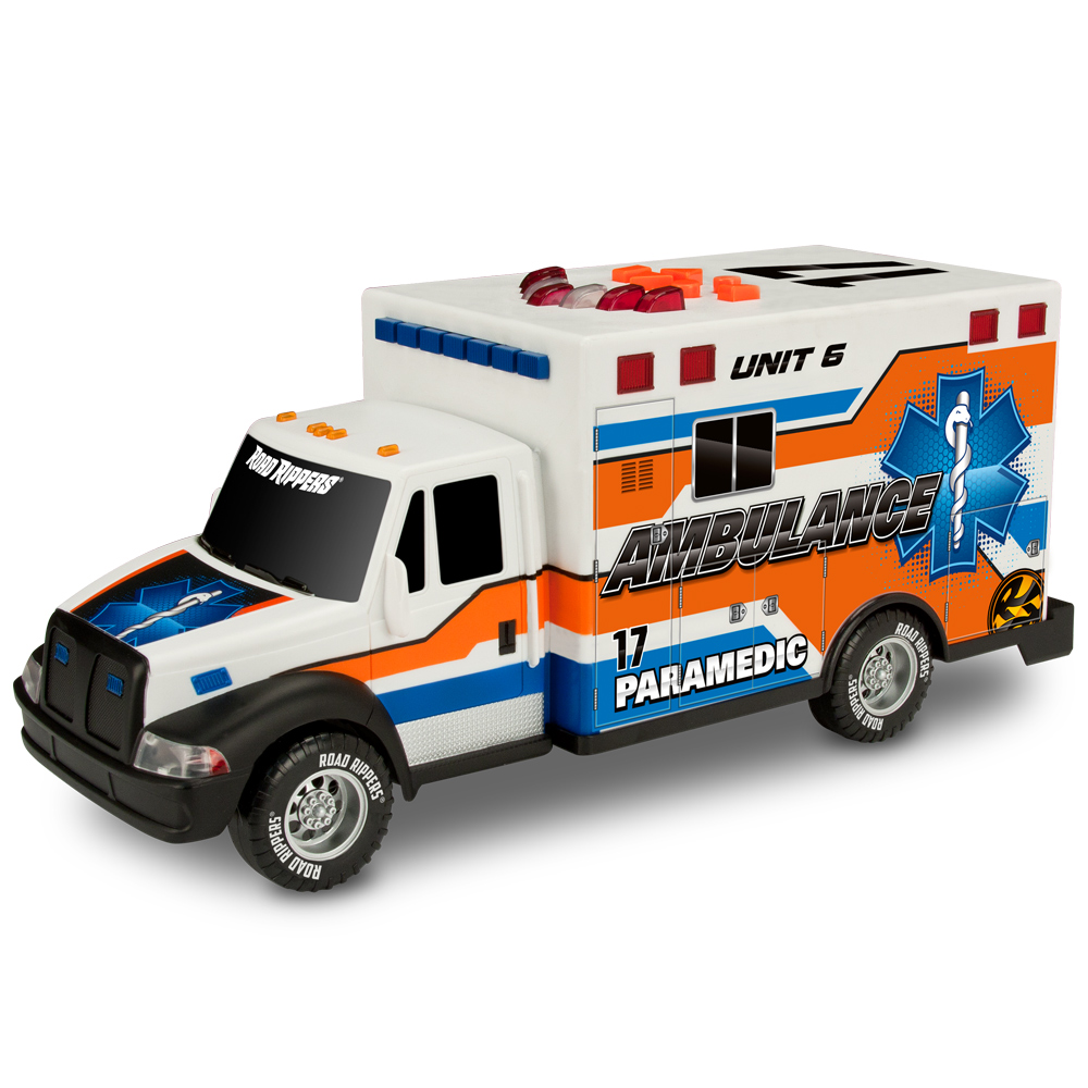 Road Rippers R. Rescue Sesli ve Işıklı Ambulans Aracı