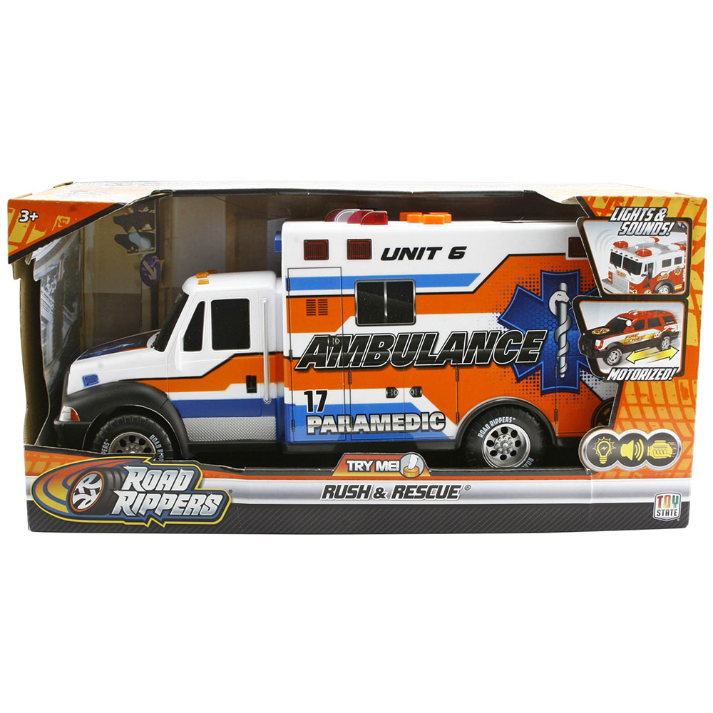 Road Rippers R. Rescue Sesli ve Işıklı Ambulans Aracı
