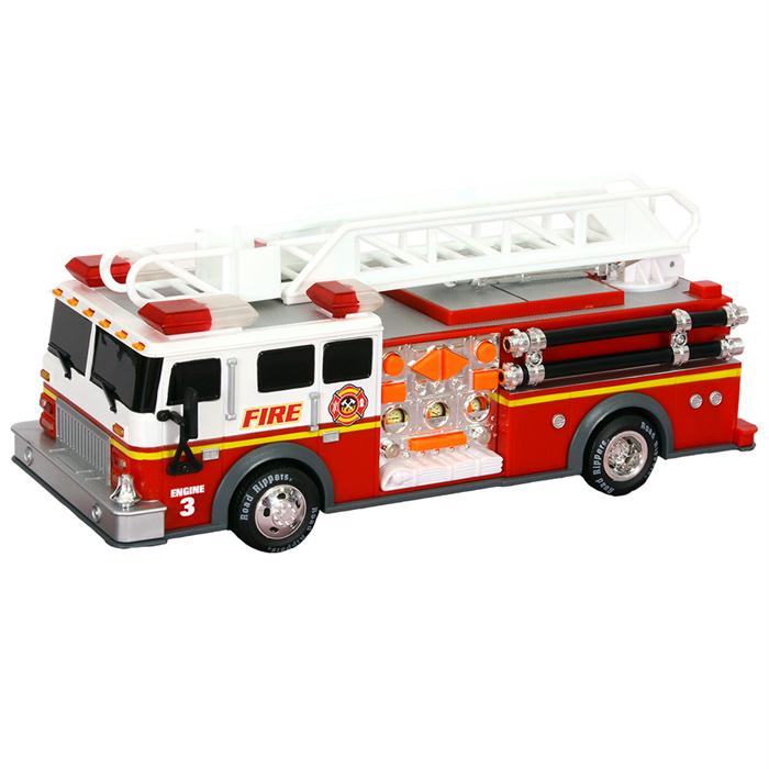 Road Rippers Rush Rescue Sesli ve Işıklı İtfaiye Aracı