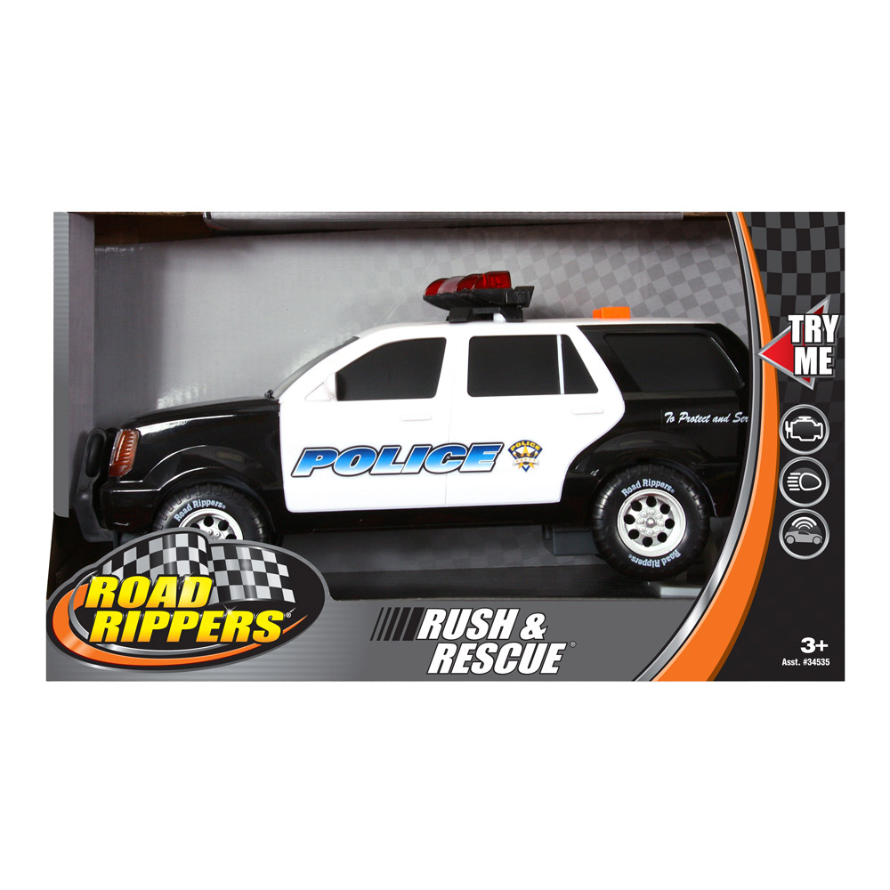 Road Rippers Rush Rescue Sesli ve Işıklı Acil Kurtarma Polis