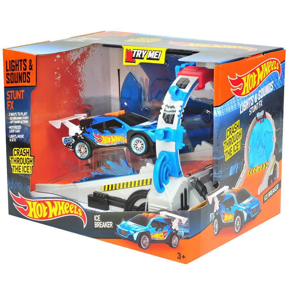 Hot Wheels Stunt FX Hareketli Sesli ve Işıklı Rampa Oyun Seti Mav