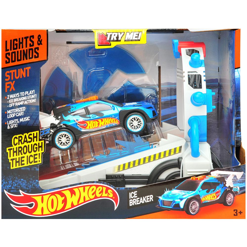 Hot Wheels Stunt FX Hareketli Sesli ve Işıklı Rampa Oyun Seti Mav