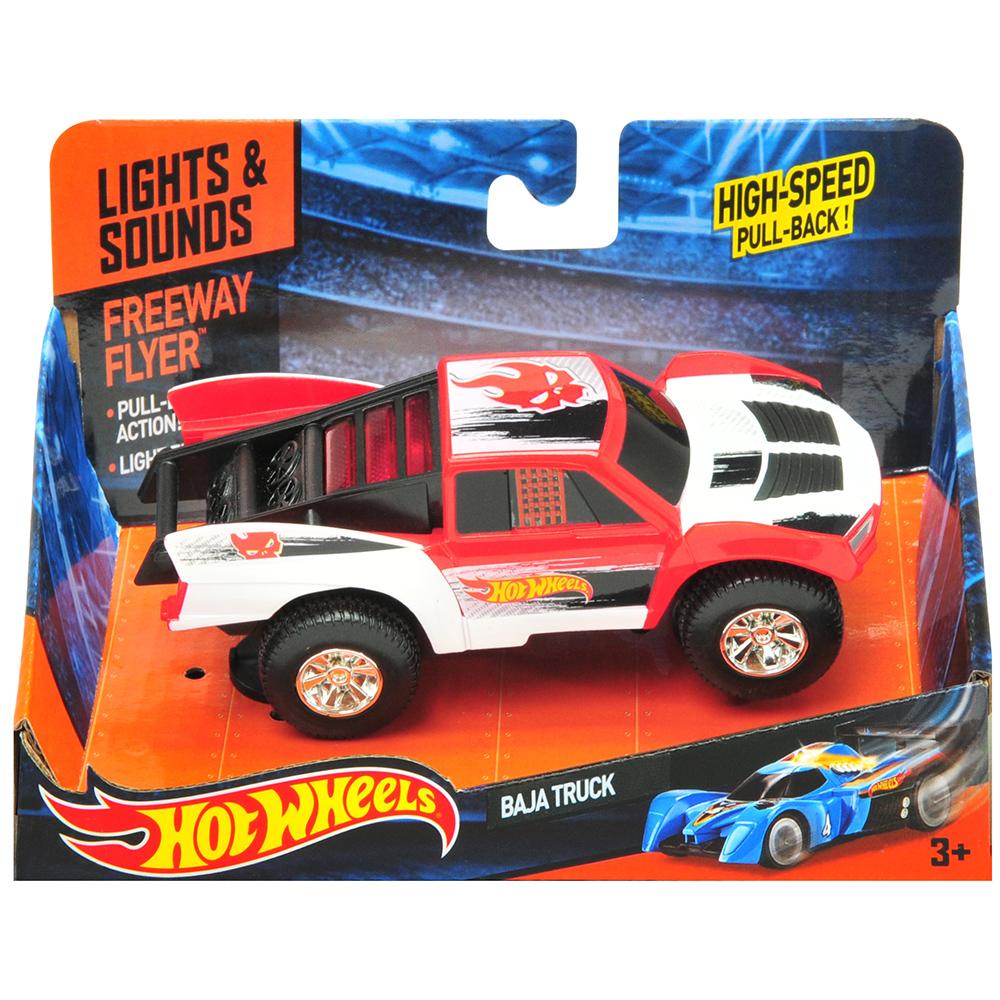 Hot Wheels Sesli Ve Işıklı Baja Truck Çek Bırak Oyuncak Araba