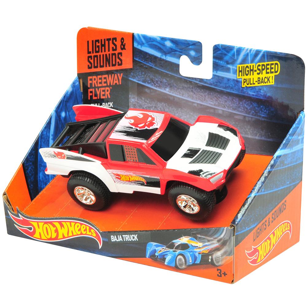 Hot Wheels Sesli Ve Işıklı Baja Truck Çek Bırak Oyuncak Araba