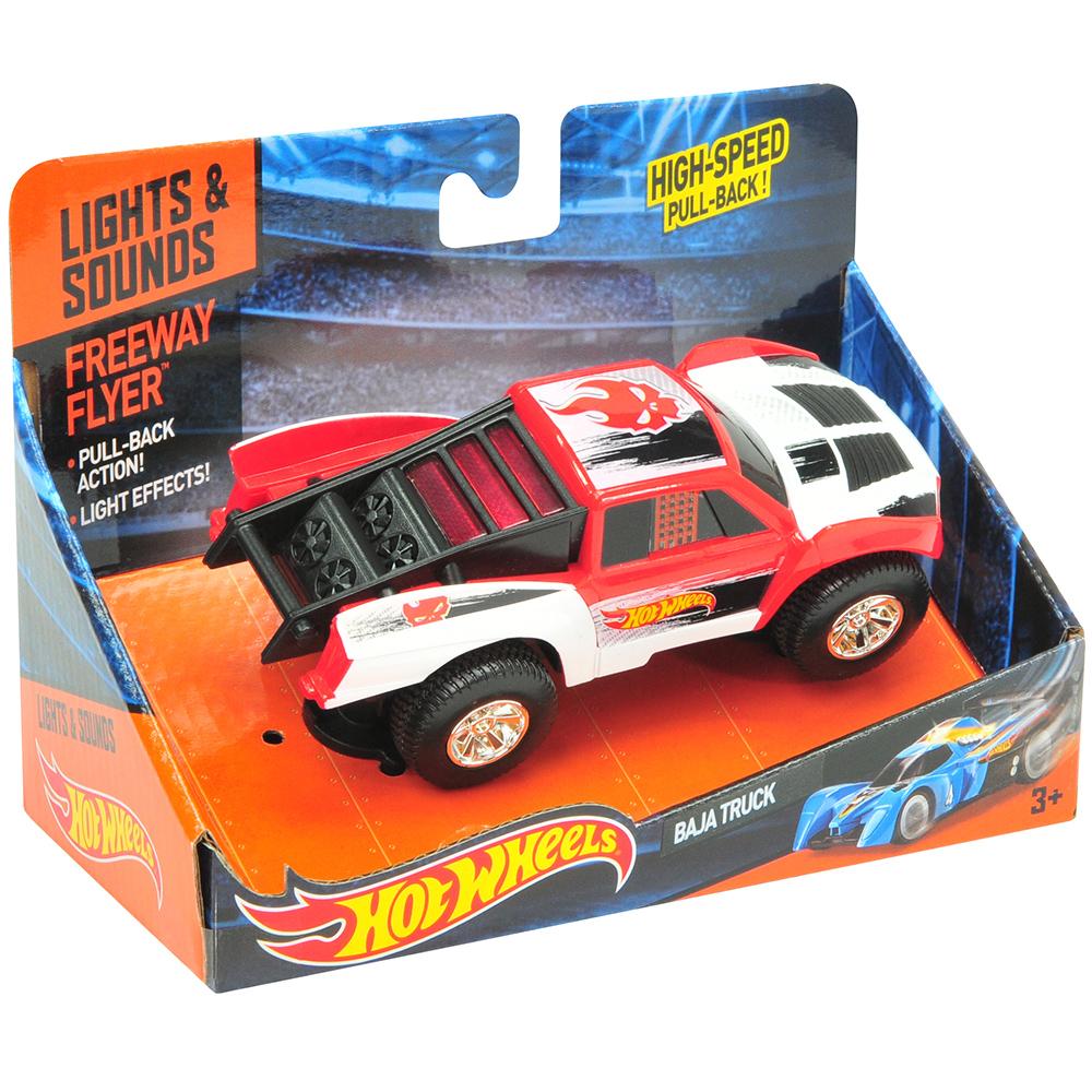 Hot Wheels Sesli Ve Işıklı Baja Truck Çek Bırak Oyuncak Araba