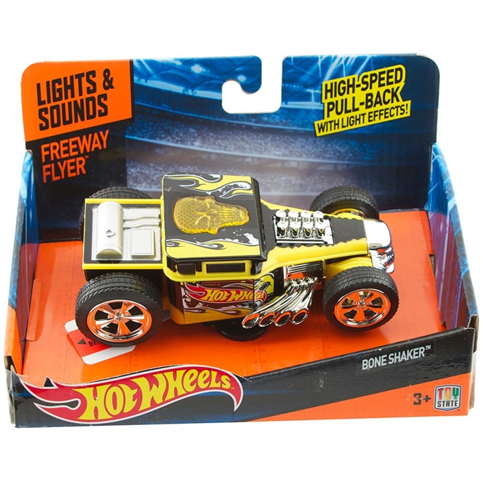 Hot Wheels Sesli Ve Işıklı Bone Shaker Çek Bırak Oyuncak Araba