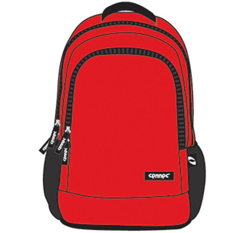 Cennec Okul Sırt Çantası Kırmızı