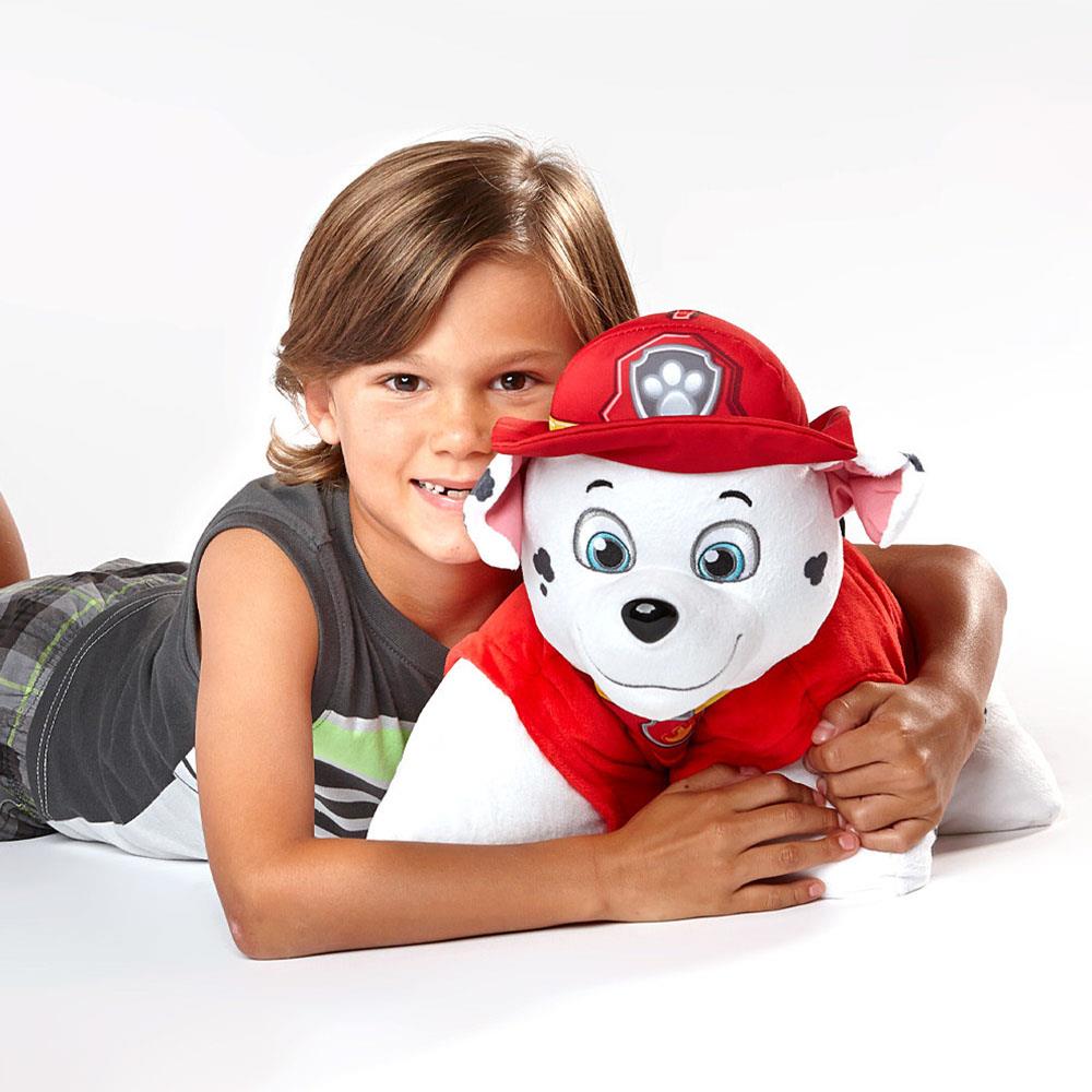 Pillow Pets Paw Patrol Peluş Oyuncak Marshall Yastık 28 cm