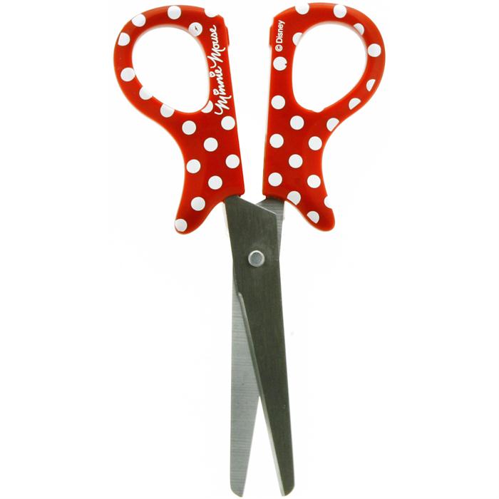 Minnie Mouse Puantiye Desenli Makas